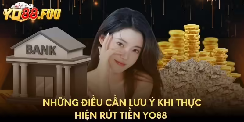Những điều cần lưu ý khi thực hiện rút tiền Yo88 