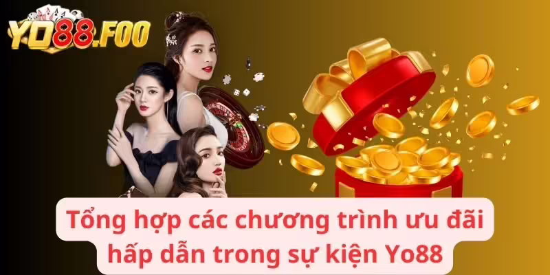 Tổng hợp các chương trình ưu đãi hấp dẫn trong sự kiện Yo88