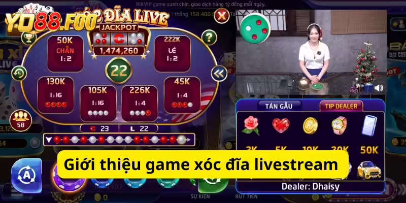 Giới thiệu game xóc đĩa livestream 